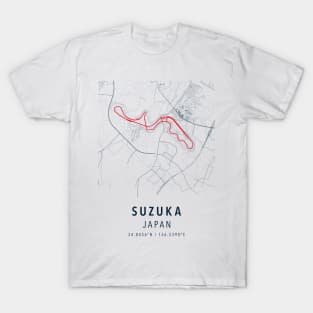 suzuka simple map T-Shirt